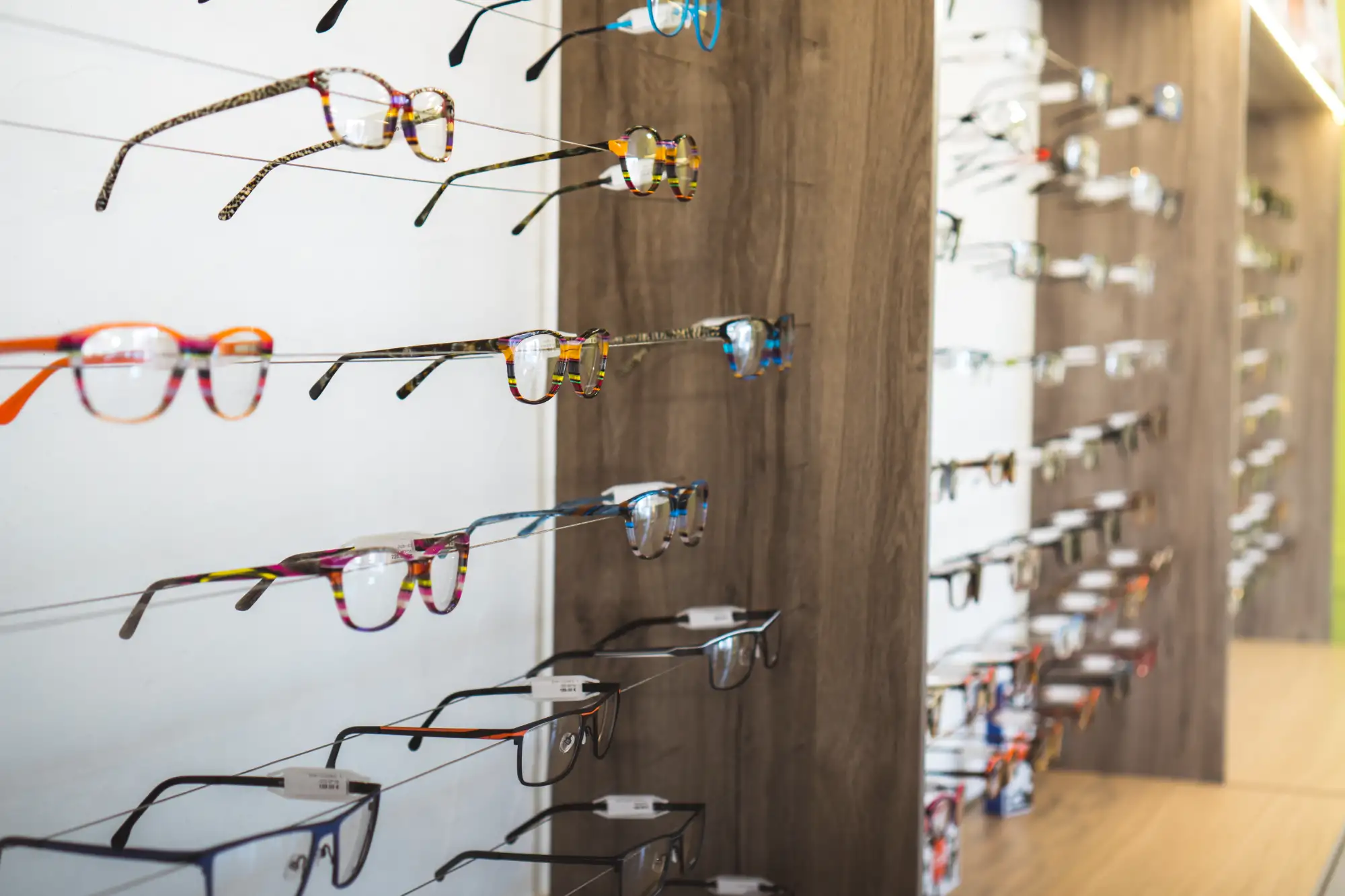 mural avec lunettes de vue